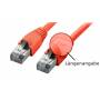 Tecline - Patchkabel S-FTP, Cat 5e, rot, 0,5 m (71600R)