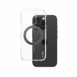 Panzerglass - PanzerGlass CARE by  Feature Case Transparent w. Black Kickstand & MagSafe iPhone '24 6.3 Pro