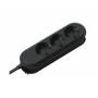 Bachmann - Bachmann SMARTLINE 3AC outlet(s) 1.5m Negro base mltiple