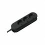 "Bachmann-Tischsteckdose, 3xDosen(CEE7)->Stecker(CEE7), 3m, Schwarz,-Bachmann-Accessories"