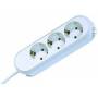 Bachmann - Tischsteckdose, 3xDosen(CEE7)->Stecker(CEE7), Smart, 5m, weiss,