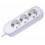 Bachmann - Tischsteckdose, 3xDosen(CEE7)->Stecker(CEE7), Smart, 5m, weiss,