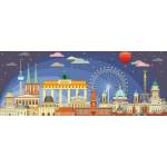 Ravensburger - Ravensburger Puzzle Panorama - Nachts in Berlin 1000 Teile Puzzle de couleurs 1000 pice(s) Ville