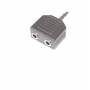 E & p - e+p GS 16 3.5mm (M) 2x 3.5mm (F) Schwarz Kabelschnittstellen-/adapter (GS 16)