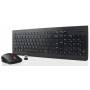 Lenovo - Essential Wireless Combo - Tastatur-und-Maus-Set - kabellos - 2,4 GHz - US mit Euro-Symbol (4X30M39497) [DE-Version, German Keyboard]