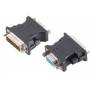 Shiverpeaks - shiverpeaks BASIC-S DVI-D 24+1 - VGA Adapter 24+1 Pol Stecker - 15 Pol VGA-Kupplung, vergoldete Kontakte (BS77416-2)