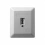 Krcker Gruppe - Krcker - Wanddose - TAE-F+N - Pearl White, RAL 1013 - 1 Stck (1-672.01.5.00)