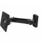 Compulocks - Swing Arm - VESA Wall Mount - Black - Befestigungskit (Schwenkarm) fr Tablett - Stahl - Schwarz - unter Schrank, in Ecke, [DE-Version, German Keyboard]