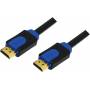 Logilink - HDMI (ST-ST) 3m Anschlusskabel 4K Schwarz/Blau