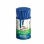 Penne Punta In Fibra - Cf50 Barattolo Tratto Pen Blu
