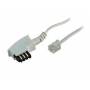 Diverse 2 - Kabel TK TAE-Verbindungskabel 3 m, TAE-F/RJ11, weiss