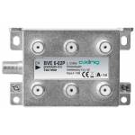 Axing - Axing BVE 6-02P - Kabelsplitter - 5 - 1218 MHz - Grau - A - 10,8 dB - F (BVE602P)