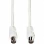 E+ P - e+p HFT 3. Anschluss 1: coax plug, Anschluss 2: coax jack. Kabellnge: 3,5 m, Produktfarbe: Wei, Impedanz: 75 Ohm (H