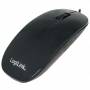 Logilink - LogiLink ID0063 USB ptico 1000DPI Ambidextro Negro ratn