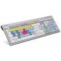 Logickeyboard - Cubase / Nuendo Slim Line - Tastatur - USB - QWERTZ - Deutsch - Tastenschalter: Scissor-Key [DE-Version, German Keyboard]