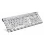 Logickeyboard - Largeprint - Tastatur - USB - QWERTZ - Deutsch - Schwarz auf Wei [DE-Version, German Keyboard]