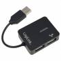 Logilink - LogiLink USB 2.0 4-Port Hub 480Mbit/s Negro nodo concentrador