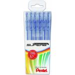 Pentel - Taschina Superb 6 Pz Nero 0 7mm