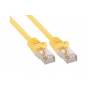 Secomp - RJ45 SFTP Patchkabel umspritzt, 1,0 m gelb, ECOLAN CAT.5E (K5457.1)