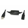 Logilink - USB Kabel A -> A St/Bu 10.00m Verl. schwarz