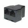 S / Conn Maximum Connectivity - S-Conn TC 71225-8 - RJ45 - 2x RJ45 - Weiblich/weiblich - Schwarz (TC 71225-8 s / 50594)