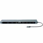 Canyon - - Dockingstation - USB-C - VGA, HDMI, DP - 1GbE (CNS-HDS90)