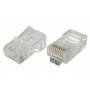 Tecline - Modularstecker fr Flachkabel, ungeschirmt, 8P8C (RJ45), VE: 10 (39908014)