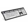 Logickeyboard - XL Print NERO - Tastatur - German QWERTZ - Schwarz auf Wei (LKB-LPBW-BJPU-DE) [DE-Version, German Keyboard]