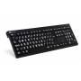 Logickeyboard - Logickeyboard LargePrint Tastatur USB A?ERTY Franzsisch Schwarz (LKB-LPWB-BJPU-FR) [FR-Version, French Keyboard]