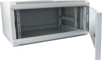 ALLNET 19Wandgehuse, 6HE, 1-teilig, T600mm, Lichtgrau, SMC-Serie,  1