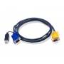 Aten - 2L-5206UP - Video- / USB-Kabel - 15-polig SPHD (M) - USB Typ A, 4-polig, HD-15 (M) - 6 m (2L-5206UP)