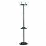 Elba - Unilux Cypres Aluminium,Black coat rack