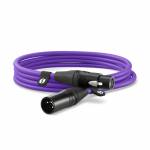 Rode Microphones - RODE XLR3M-PU XLR Verbindungskabel 3 m Lila (400832815)
