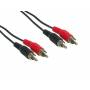 E & P - e+p B 33/10 10m 2 x RCA 2 x RCA Schwarz Audio-Kabel (B 33/10)