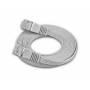 Wirewin - Triotronik Cat 6 - 0.5m - RJ-45 - RJ-45 - Mnnlich/mnnlich - Cat6 - U/UTP (UTP) - Grau (PKW-SLIM-KAT6 0.5)