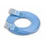 Slim Wirewin - Triotronik Cat 6 - 0.5m - RJ-45 - RJ-45 - Mnnlich/mnnlich - Cat6 - U/FTP (STP) - Blau (PKW-SLIM-KAT6 0.5 BL)