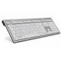 Logickeyboard - Logickeyboard SKB-AJPU-FR USB AZERTY Franz�sisch Aluminium - Wei� Tastatur (SKB-AJPU-FR) [FR-Version, French Keyboard
