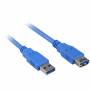 Sharkoon - USB 3.2 Gen 1 Verlngerungskabel, USB-A Stecker > USB-A Buchse