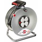 Kabeltrommel Brennenstuhl Garant S4 25m Ip20 - Brennenstuhl 25m H05VV-F 3G1,5 power extension 4 AC outlet(s) Black,Red,Silver,White