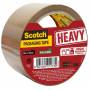 3m - 3M Scotch Ruban d'emballage lourd, 50 mm x 50 m, marron extra fort, paisseur: 57 my, sans PVC, 1 pice