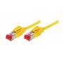 Tecline - Patchkabel S/FTP, PiMF, Cat 6, gelb, 1,5 m halogenfrei, mit Draka-Kabel und Hirosesteckern TM21 (bisherige Bezeichnung S/STP) (7