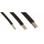 Inline -  Modularkabel, 8adrig Flachband schwarz, 100m Ring (68818)