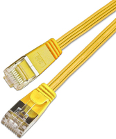 Wirewin - Triotronik Cat 6 - 5m - RJ-45 - RJ-45 - M�nnlich/m�nnlich - Cat6 - U/FTP (STP) - Gelb (PKW-STP-SLIM-KAT6 5.0 GE)