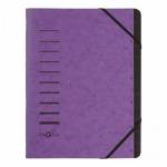 Pagna Ord.mappe 12tlg Ae - PAGNA Ordnungsmappe 12 Fcher 1-12 aubergine