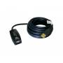 Exsys - EX-1401 - USB-Erweiterung - USB Typ A, 4-polig (M) - USB Typ A, 4-polig (W) - 5,0m (USB / USB2.0) - aktives Kabel (Signalregener