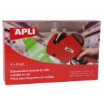 Agipa - Preisauszeichner 101418, rot, 1-zeilig 8 Ziffern (8mm) (101418)