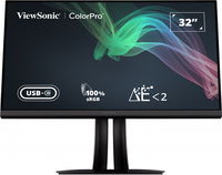Viewsonic - VP56 81,3 cm (32 ) 3840 x 2160 Pixel 4K Ultra HD LED Schwarz [Energieklasse G] (VP3256-4K)