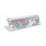 Logickeyboard - Logickeyboard LKB-FCPX10-CWMU-UK USB QWERTY UK Englisch Mehrfarben Tastatur (LKB-FCPX10-CWMU-UK) [EN-Version, English Keyboard]