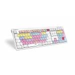Logickeyboard - Logickeyboard LKB-PT-CWMU-FR. Tastatur Formfaktor: Standard. Tastatur-Stil: Gerade. bertragungstechnik: Verkabelt, Ger&aum [DE-Version, German Keyboard]