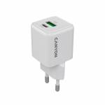 Canyon - Ladegert CU20AC GaN 20W PD, 2-Port (USB-A/USB-C) WH retail (CNS-CUW20AC)